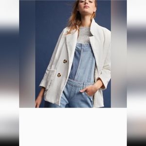 NEW WITH TAGS [ ANTHROPOLOGIE- CARTONNIER]  XL, cream corduory blazer jacket